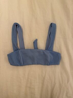 Monday Swimwear Puerto Rico Top in Periwinkle Crinkle